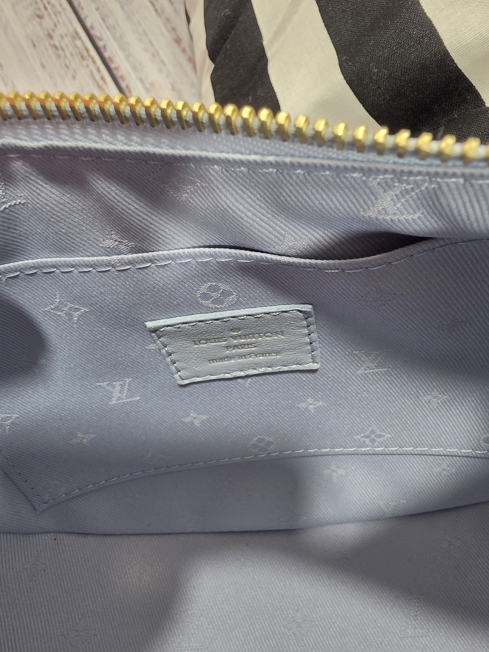 Louis Vuitton Ice Blue Over The Moon Hobo Bag - Picture 3 of 5